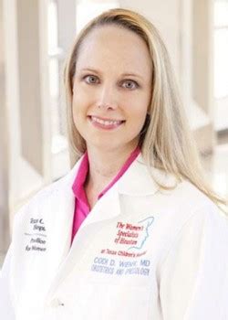 codi dawn widner|Dr. Codi Dawn Wiener, Obstetrician & Gynaecologist in Houston